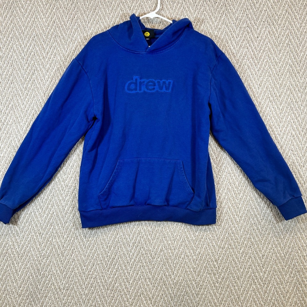 Drew House Hoodie Mens Extra Large Blue Pullover Justin Bieber Oversized Skate